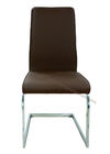 Washable Restaurant Dining Chairs Guestroom Use Elegant Textured PU Shell
