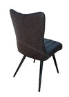 Leathaire Technical Fabric Upholstered Dining Chairs Thickly Foamed Seat