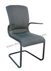 Hotel Use Upholstered Restaurant Dining Chairs U Suspending Legs Skin Friendly