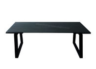 Commerical Extension Dining Table , Heat Resistant Black Extension Table