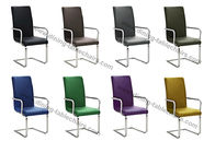 Commerical PU Dining Chairs High Density Resilent Sponge With Slip Proof Pads