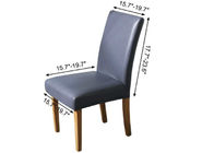 Washable PU Leather 19.5"×24.5"×36.5" Dining Room Chair