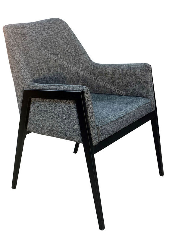 Fabric Upholstered Dining Chair Livingroom Chair  Leisure Chair Armrest Chair