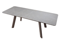 Indoor Rectangular Fixed Dining Table Assembly Required