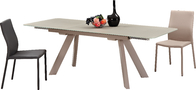 Modern Furniture Fixed Unadjustable Dining Table 6 People Rectangular