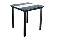 51x51cm Stylish Corner Table Ceramic Topped Bedroom Use 3 Pieced