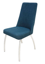 Fabric Upholstered Stainless Dining Chair Livingroom Chair Leisure Chair