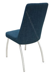 Fabric Upholstered Stainless Dining Chair Livingroom Chair Leisure Chair