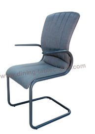 Hotel Use Upholstered Restaurant Dining Chairs U Suspending Legs Skin Friendly