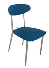 Soft Fabric Upholstered Dining Chairs , Skin Friendly Leisure Meeting Room Chairs