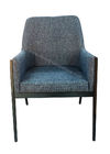 Fabric Upholstered Dining Chair Livingroom Chair  Leisure Chair Armrest Chair