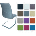 Leisure Upholstered Living Room Chairs PU Material Slip Proof Pads