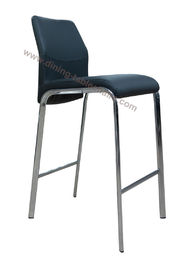 High Counter Upholstered Contemporary Bar Chairs Polyurethane Material