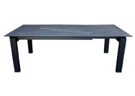 HPL Topped Extension Dining Table , Modern Rectangle Dining Table Adjustable Foot