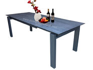 HPL Topped Extension Dining Table , Modern Rectangle Dining Table Adjustable Foot