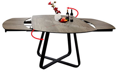 2 Meter Woodgrain Extension Dining Table , Horsebelly Unique Dining Tables