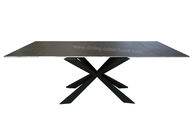2.1 Meter Modern Rectangle Dining Table With Ceramic Top
