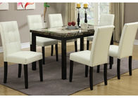 H760mm Glossy Granite Stone Look Dining Table