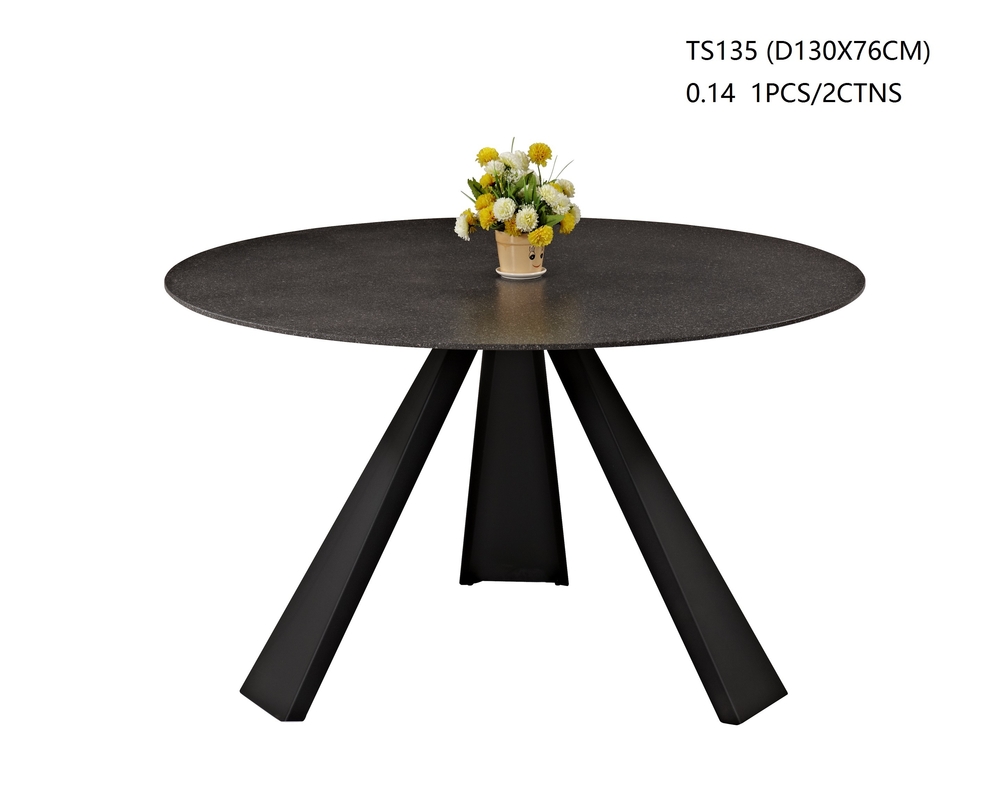 fixed、 black、 ceramic、 tempered glass dining table
