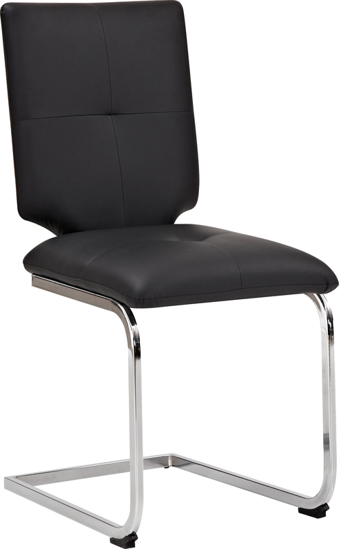 PU Leather Modern Dining Chairs Synthetic Furnishings