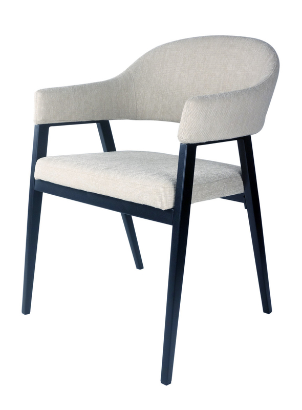 3H Furniture Fabric Upholstered Leisure Dining Chairs 600*550*830