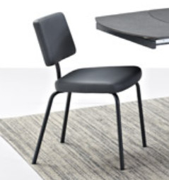 Iron PU Dining Chairs in Various Colors