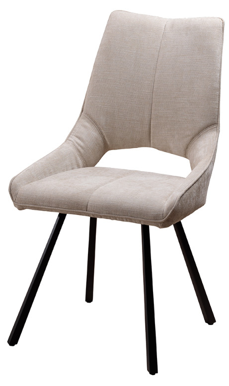 Modern Upholstered Fabric Dining Chairs