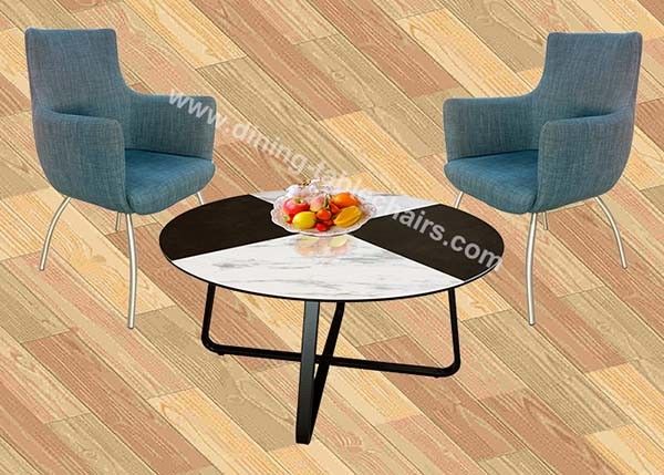 Ceramic Modern Round Coffee Table