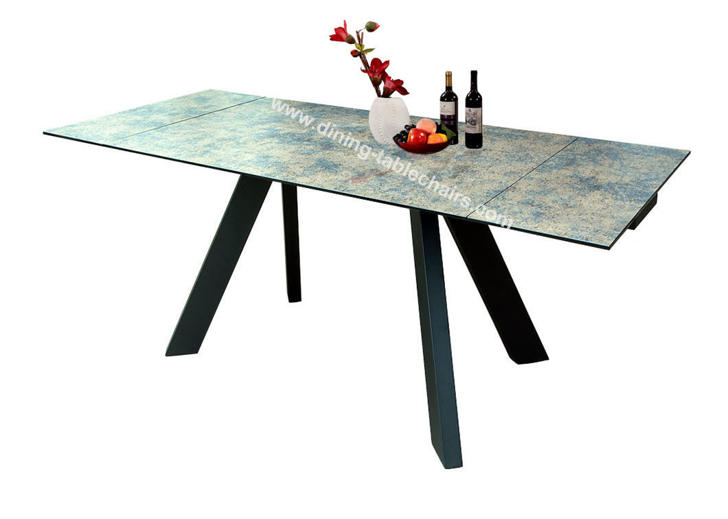 Tempered Glass Extension Dining Table